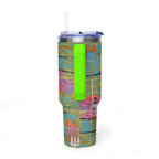 40oz Vacuum Tumbler — 1980's Puke