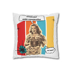 Retro Pop Art Pillow – “I’ll Take That Under Consideration” Throw Pillow