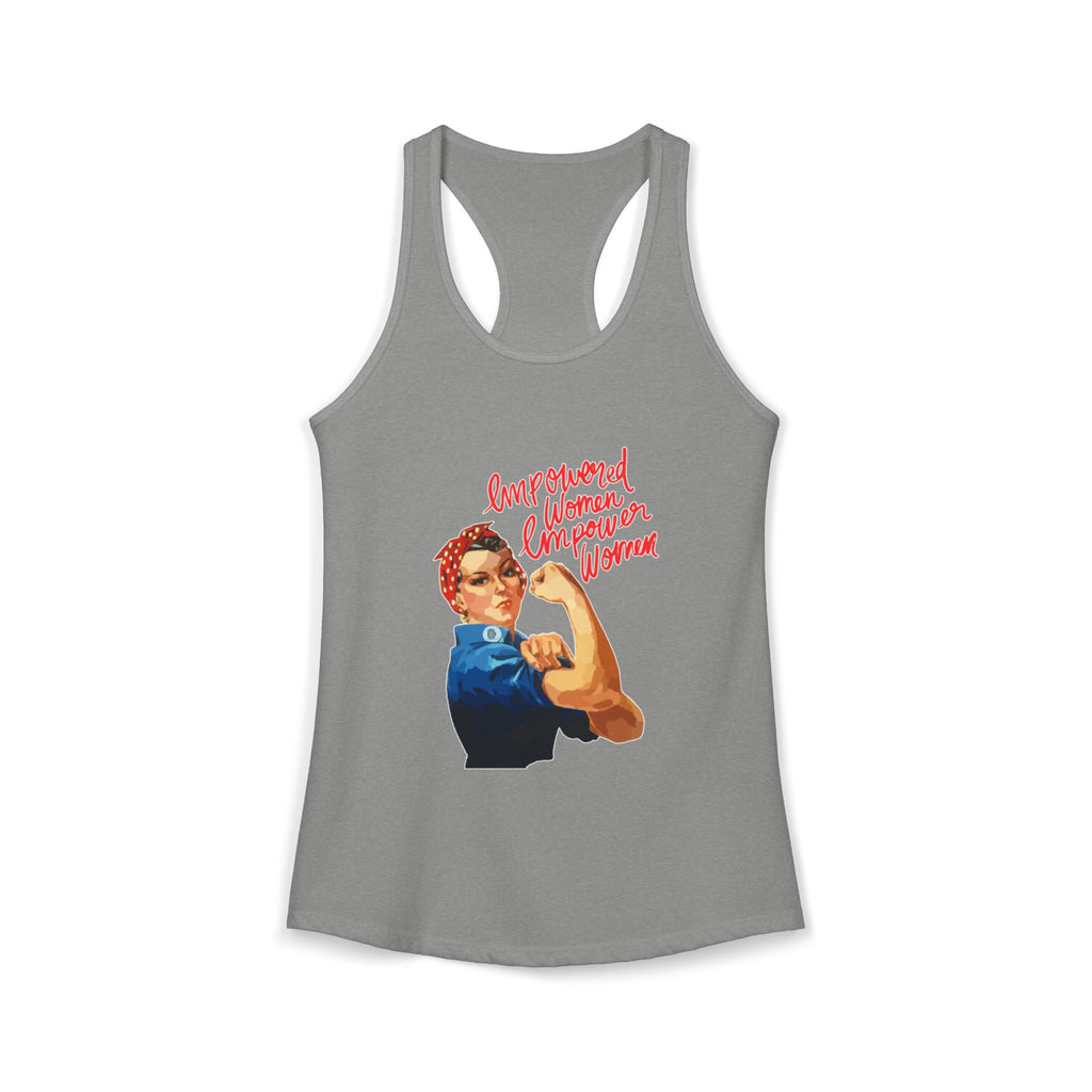 Personalize it! Women's Empowered Women Ideal Racerback Tank