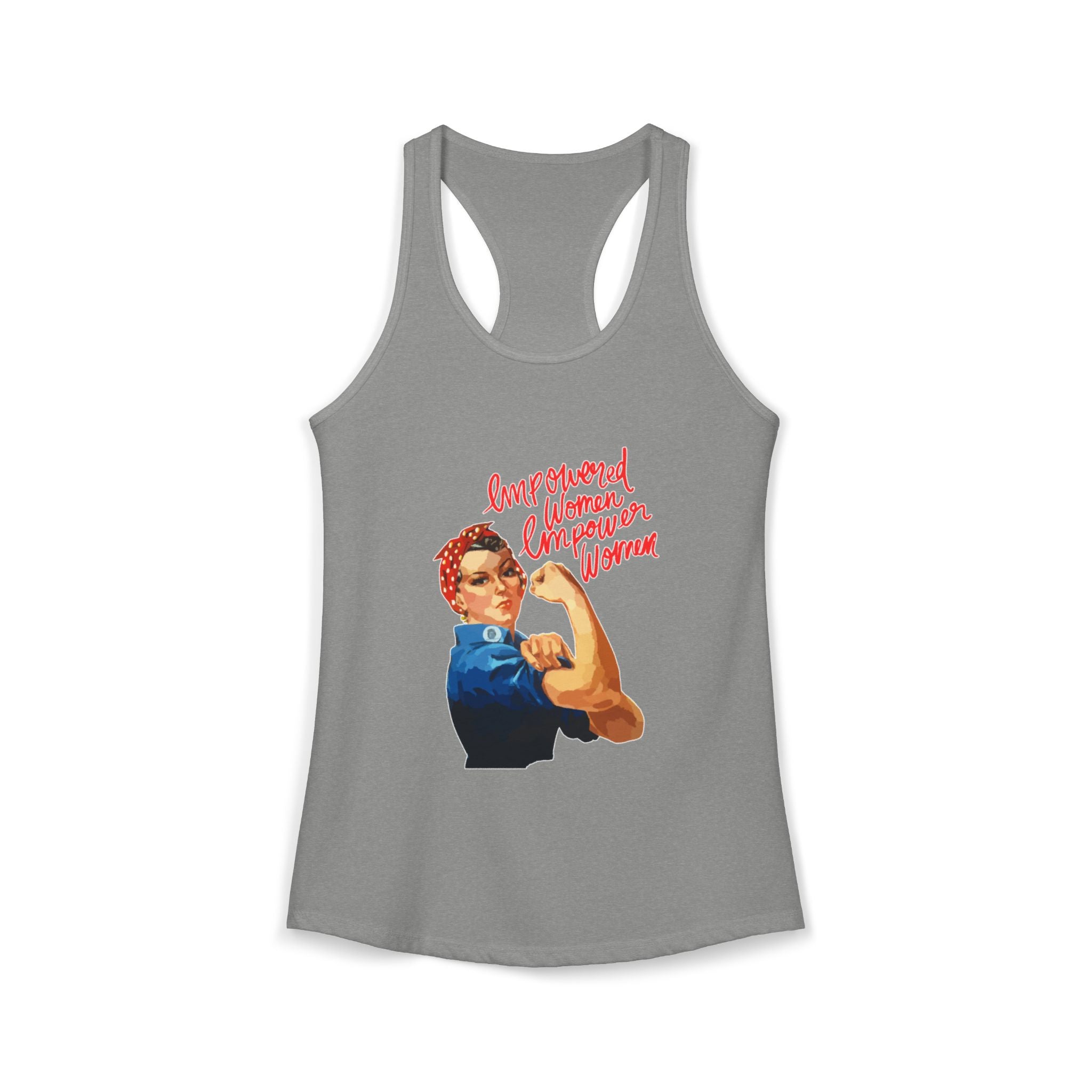 Personalize it! Women's Empowered Women Ideal Racerback Tank