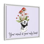 Personalize it! "Your Mind is Your Only Limit" Framed Canvas Wall Art