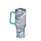 Nessie Waves 40oz Vacuum Tumbler — Insulated Travel Mug