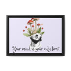 Personalize it! "Your Mind is Your Only Limit" Framed Canvas Wall Art