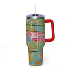 40oz Vacuum Tumbler — 1980's Puke
