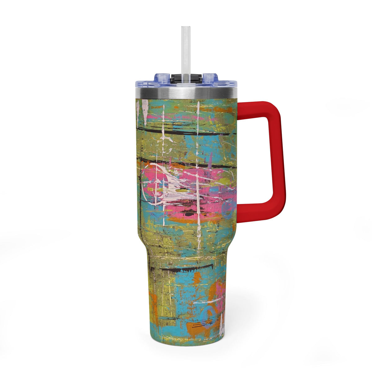 40oz Vacuum Tumbler — 1980's Puke