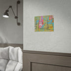Abstract "1980s Puke" Color Splash Poster — Vibrant Modern Wall Art (Rolled Poster)