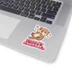 Otterly Adorable Kiss-Cut Sticker