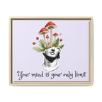 Personalize it! "Your Mind is Your Only Limit" Framed Canvas Wall Art