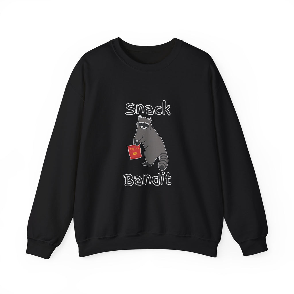 Snack Bandit Sweatshirt — Cute Raccoon Graphic Crewneck
