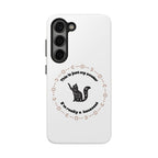 Tough Phone Case — “This Is Just My Avatar, I’m Really a Housecat” Cute Celestial Cat Protective Cover