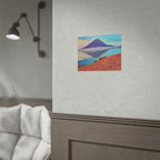 Rolled Poster — Serene Mountain Reflection Landscape Art Print