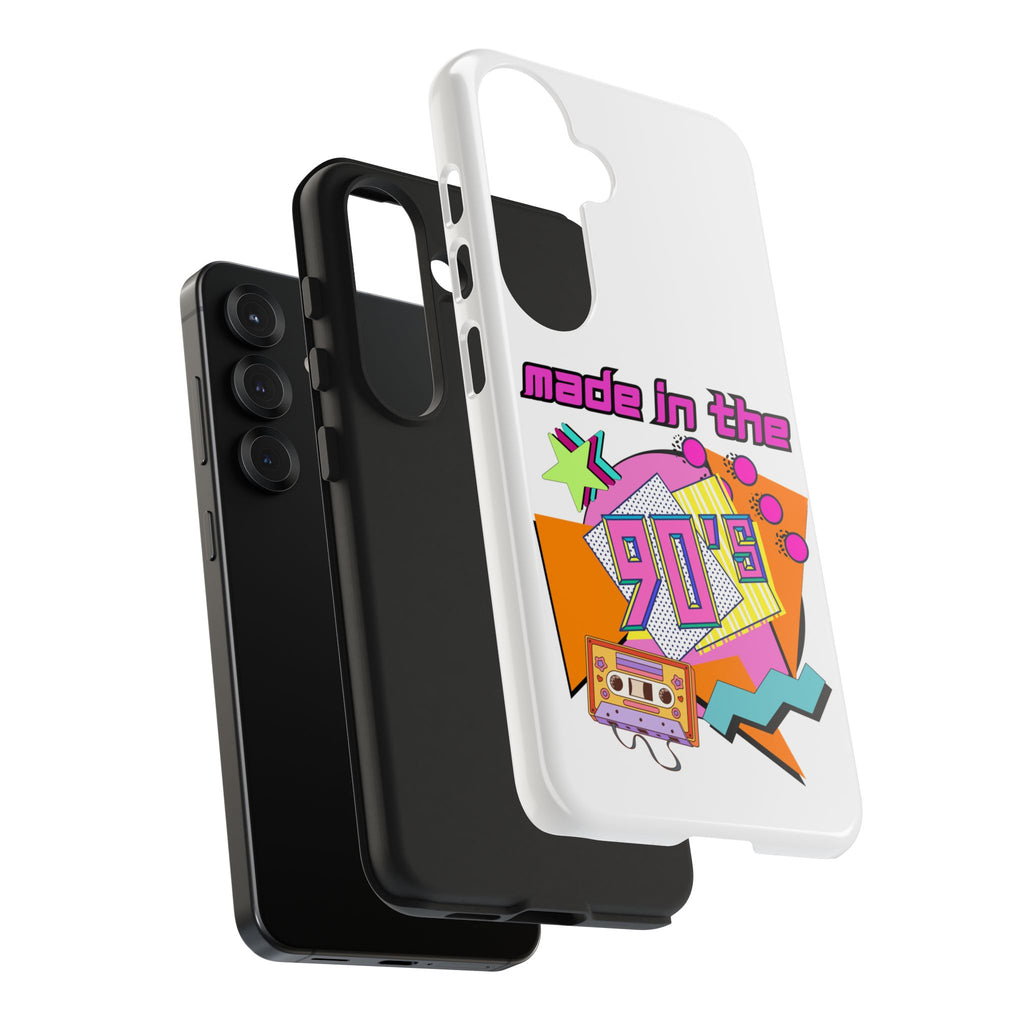90s Retro Tough Phone Case — "Made in the 90's" Cassette Graphic