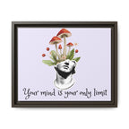 Personalize it! "Your Mind is Your Only Limit" Framed Canvas Wall Art