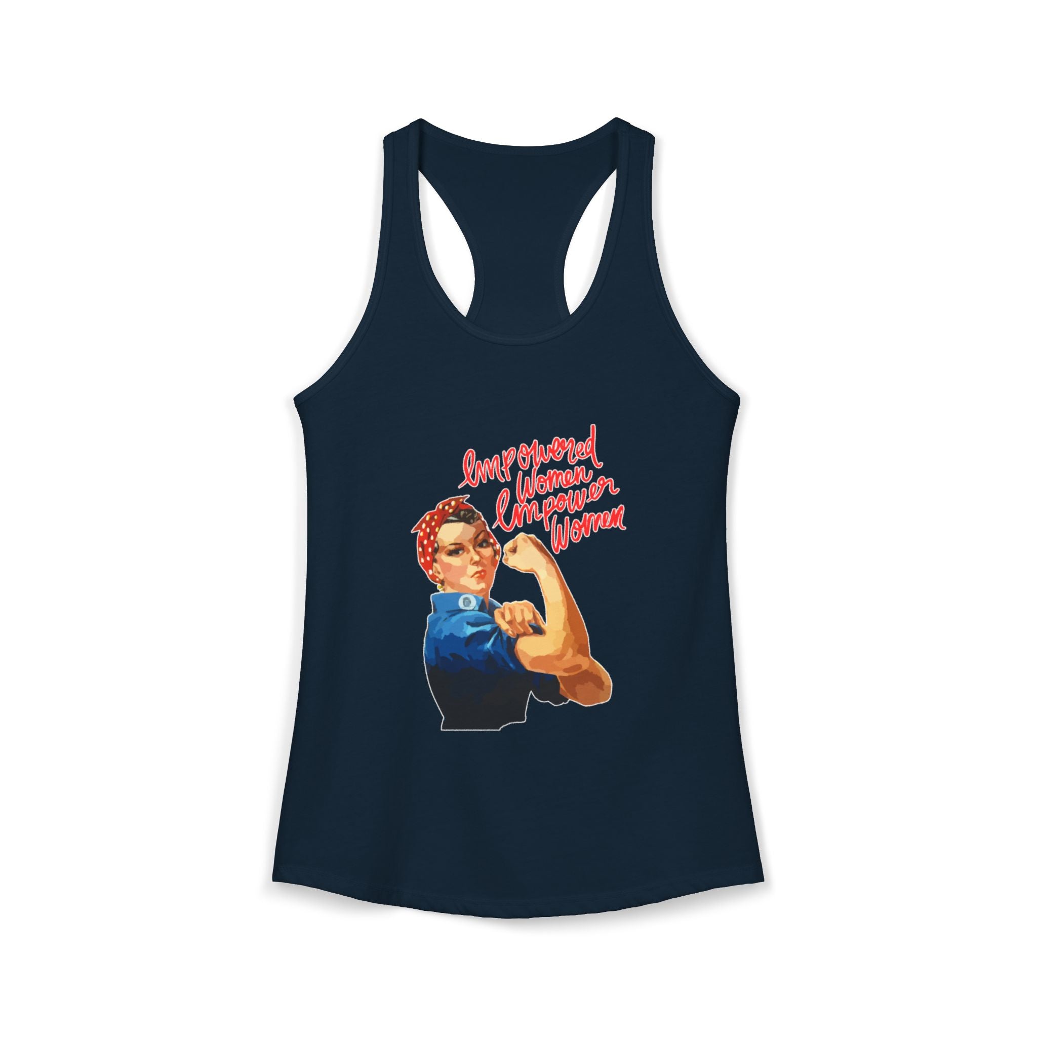 Personalize it! Women's Empowered Women Ideal Racerback Tank