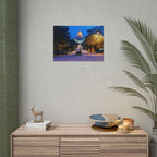 Rolled Poster — Nighttime Missouri Capitol Building Cityscape Wall Art