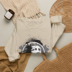 Classical Statue Ink-Splash Crewneck Sweatshirt