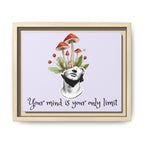 Personalize it! "Your Mind is Your Only Limit" Framed Canvas Wall Art
