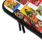 B-Movies Poster Laptop Sleeve — Vintage Monster Movie Collage Sleeve