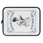 Emotionally Attiched to Fiction Laptop Sleeve – Vintage Reader Design