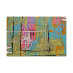 Abstract "1980s Puke" Color Splash Poster — Vibrant Modern Wall Art (Rolled Poster)