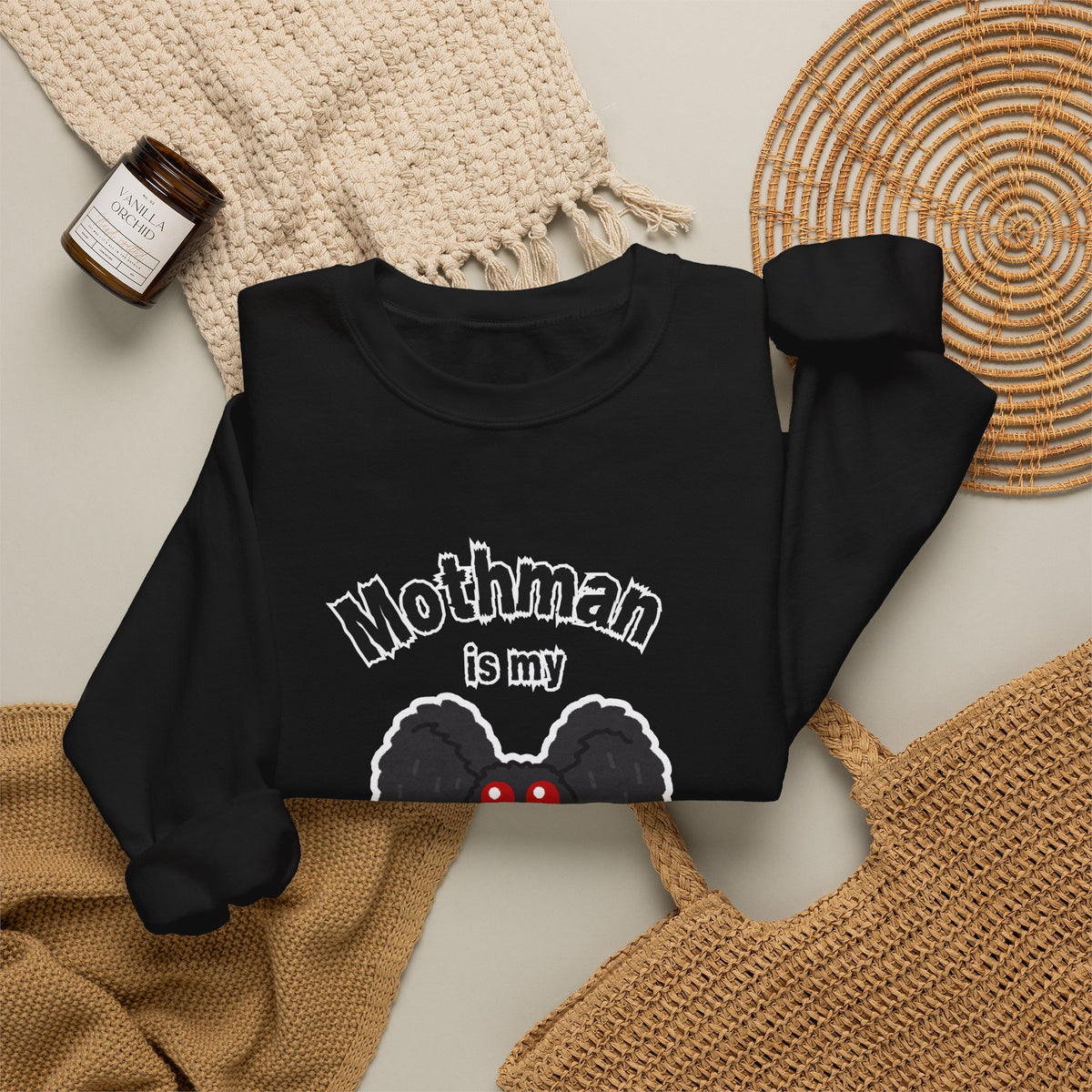Mothman Is My Boyfriend Sweatshirt