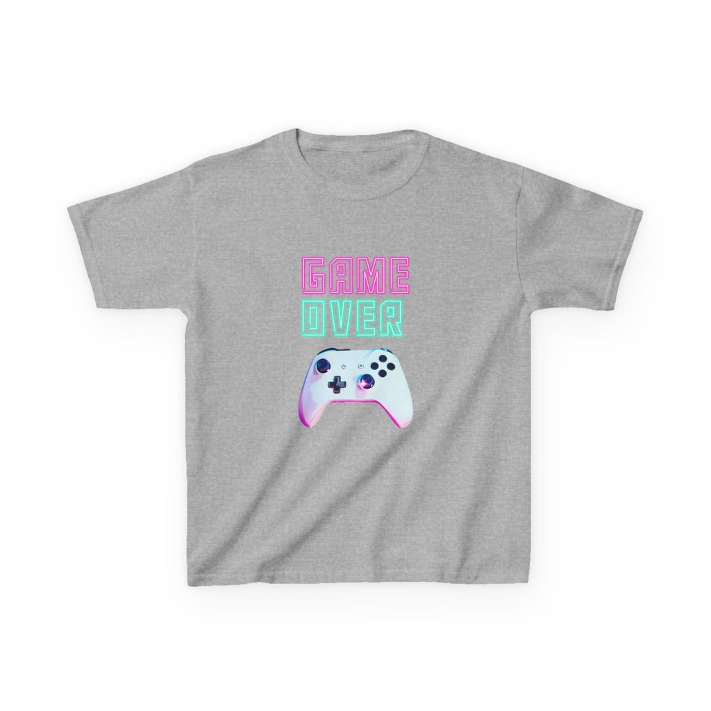 Game Over Kids T-Shirt Pastel Gamer Controller Tee