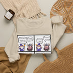 Comic D&D Sweatshirt — Cute Panel Cartoon Crewneck