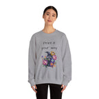 Personalize it! Crewneck Sweatshirt Surreal Design, Casual Pullover
