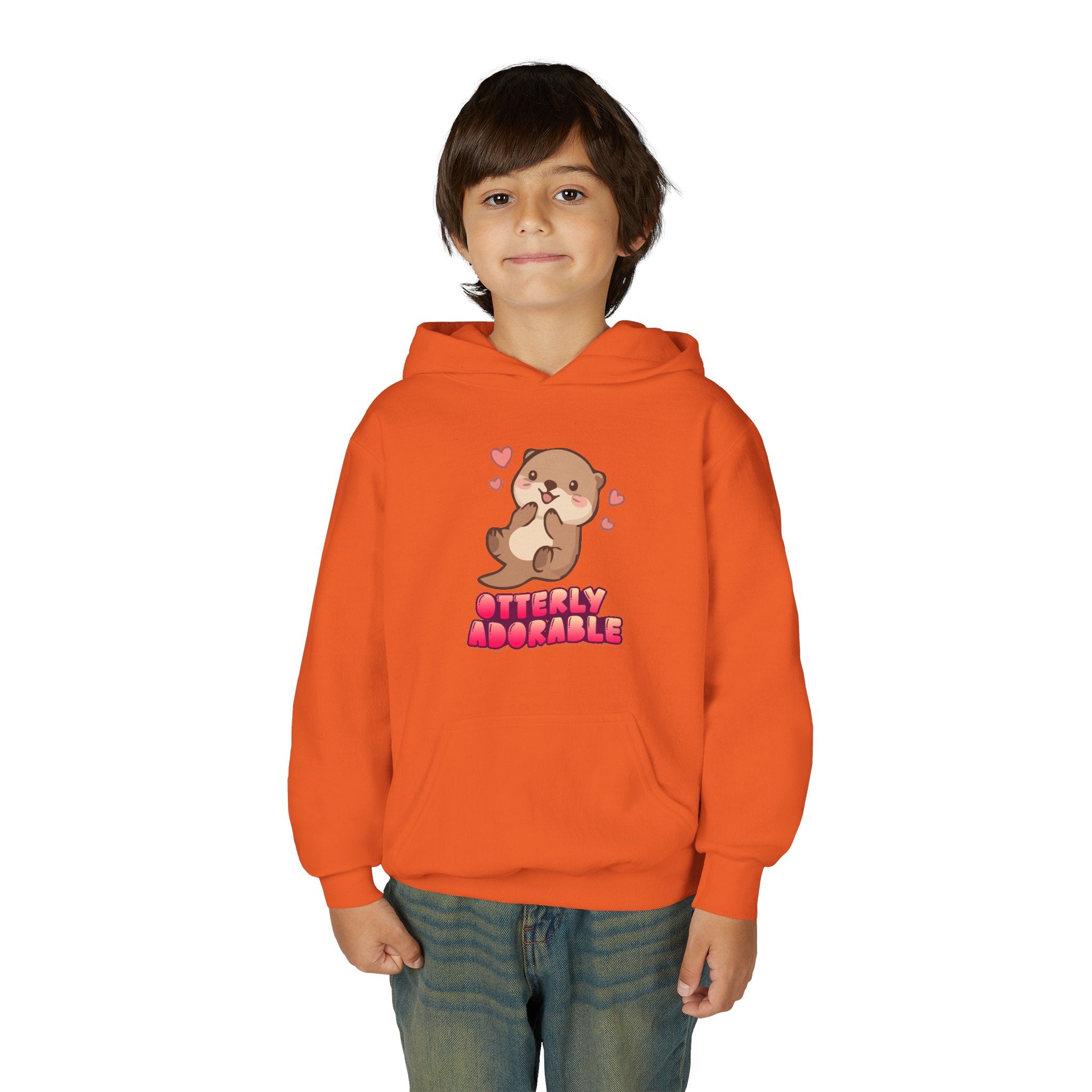 Youth Otterly Adorable Heavy Blend Hooded Sweatshirt