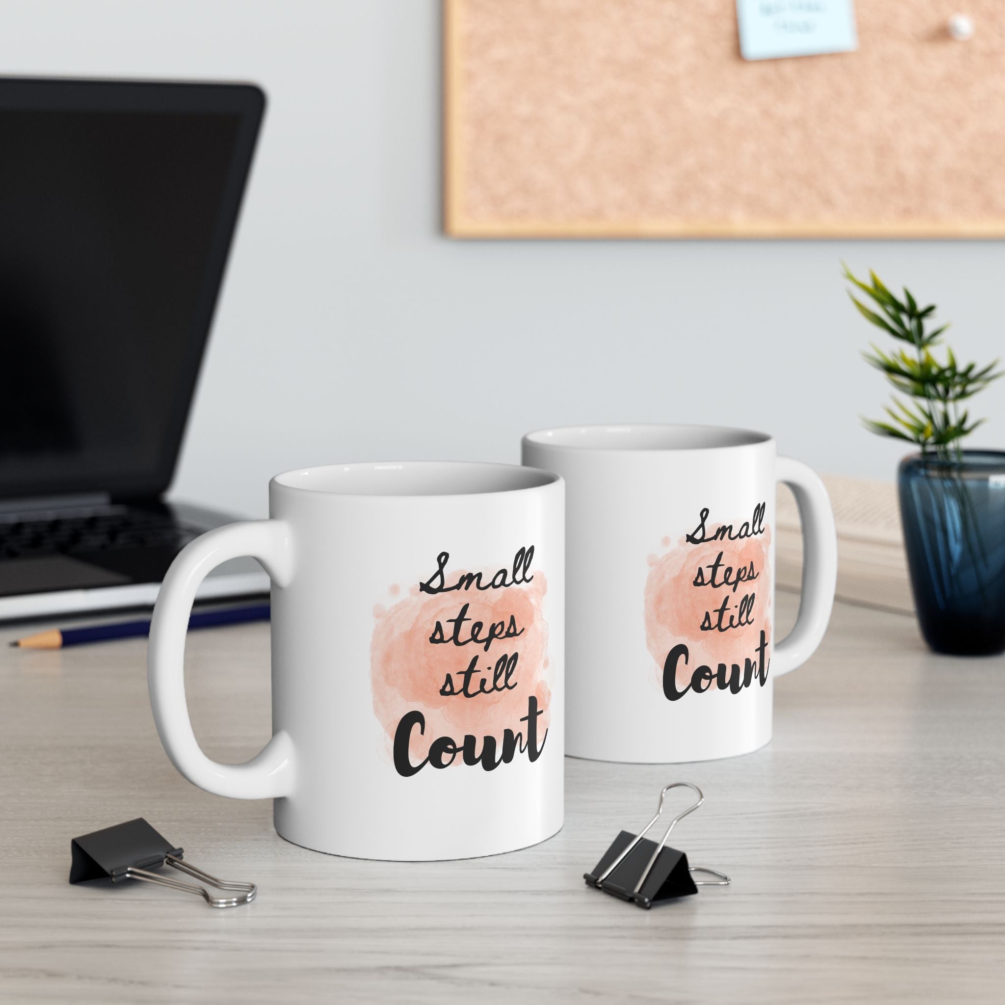 Small Steps Ceramic Mug, (11oz, 15oz)