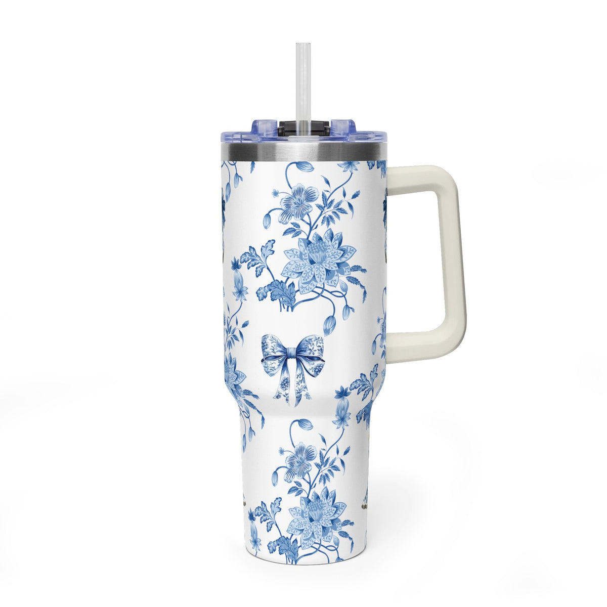 40oz Girly Western Floral Tumbler