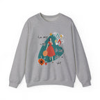 Crewneck Sweatshirt — "On My Way to Not Give a Shit" Retro Graphic