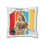 Retro Pop Art Pillow – “I’ll Take That Under Consideration” Throw Pillow