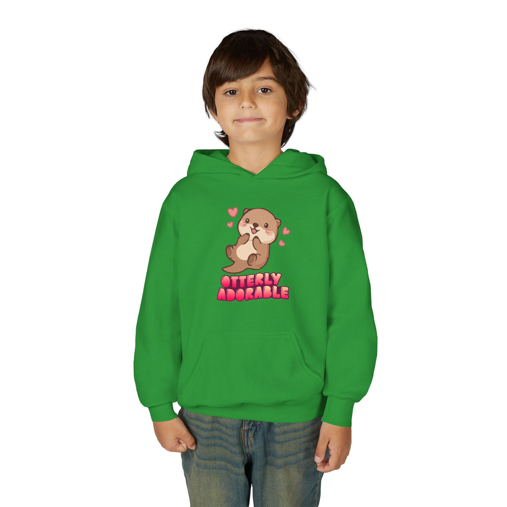 Youth Otterly Adorable Heavy Blend Hooded Sweatshirt