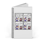Cute Comic Spiral Journal – D&D Themed Notebook