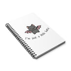 Kawaii 'I'm Just a Little Batty' Spiral Journal