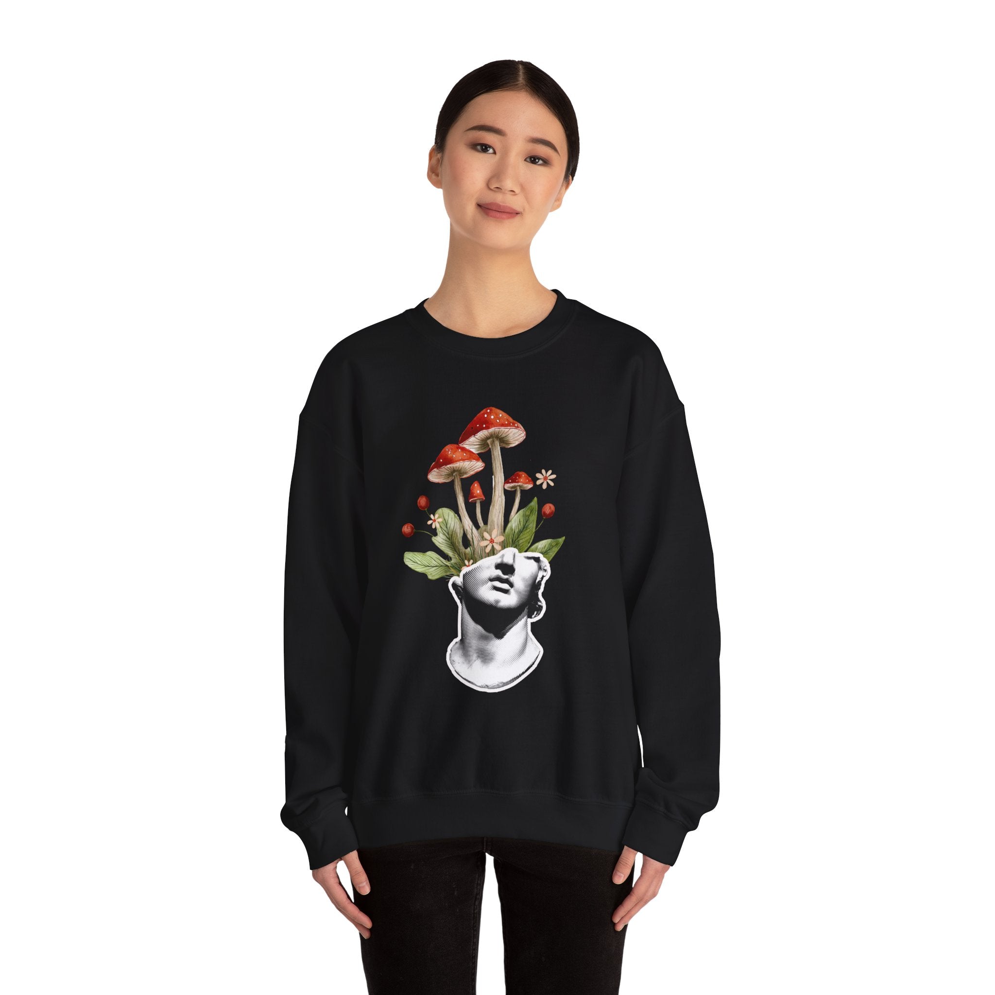 Mushroom Head Unisex Heavy Blend™ Crewneck Sweatshirt