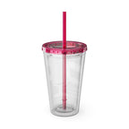 Always Time for True Crime Tumbler with Straw, 16oz