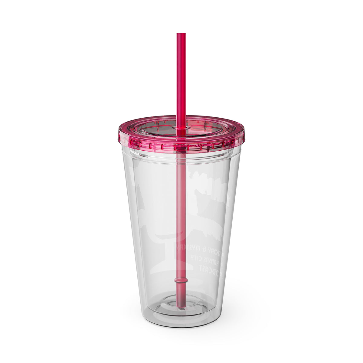 Always Time for True Crime Tumbler with Straw, 16oz