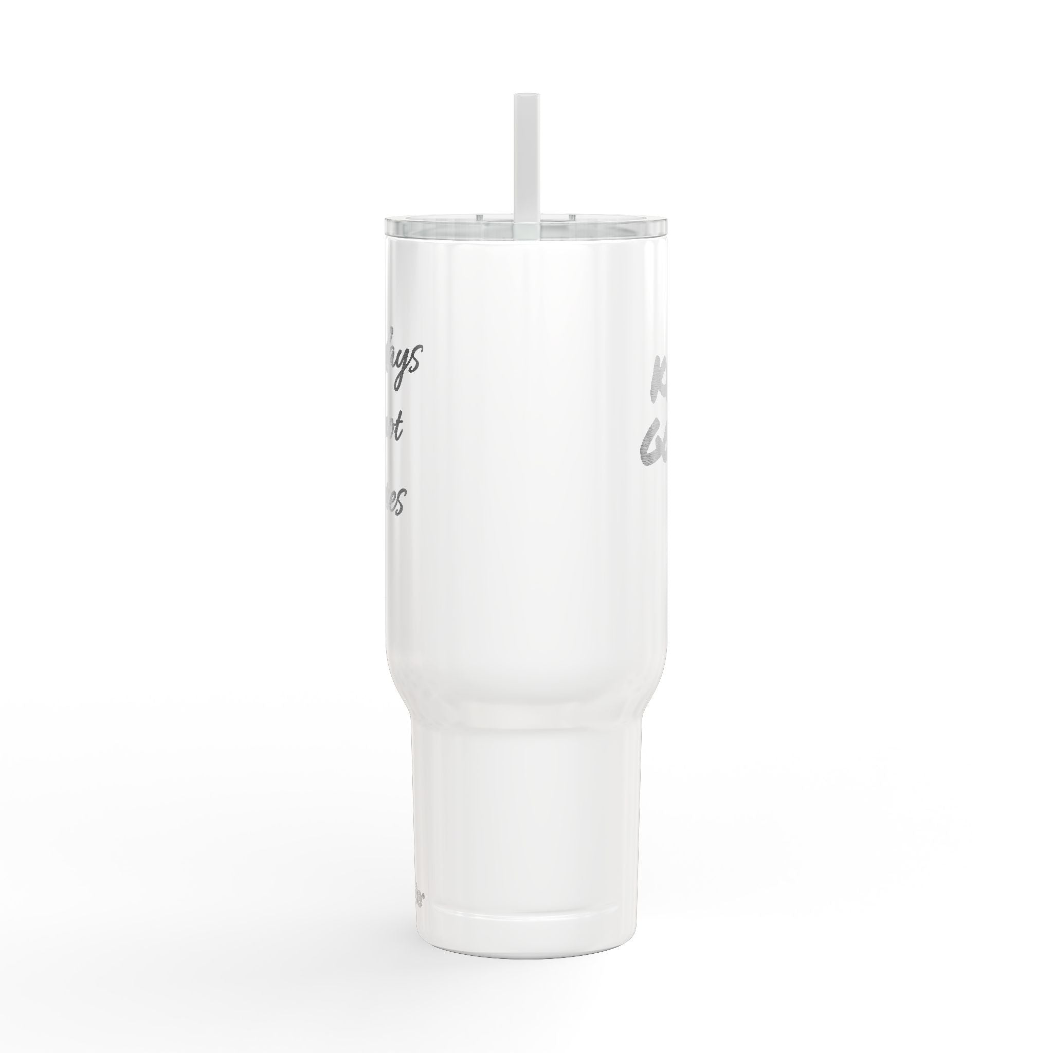 Personalize it! Engraved 40oz Insulated Tumbler – "Bad days are not failures" Travel Mug