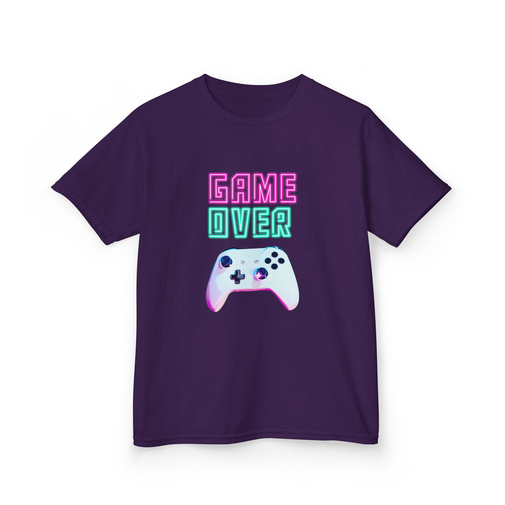 Game Over Kids T-Shirt Pastel Gamer Controller Tee