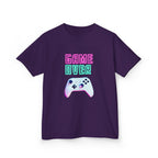 Game Over Kids T-Shirt Pastel Gamer Controller Tee
