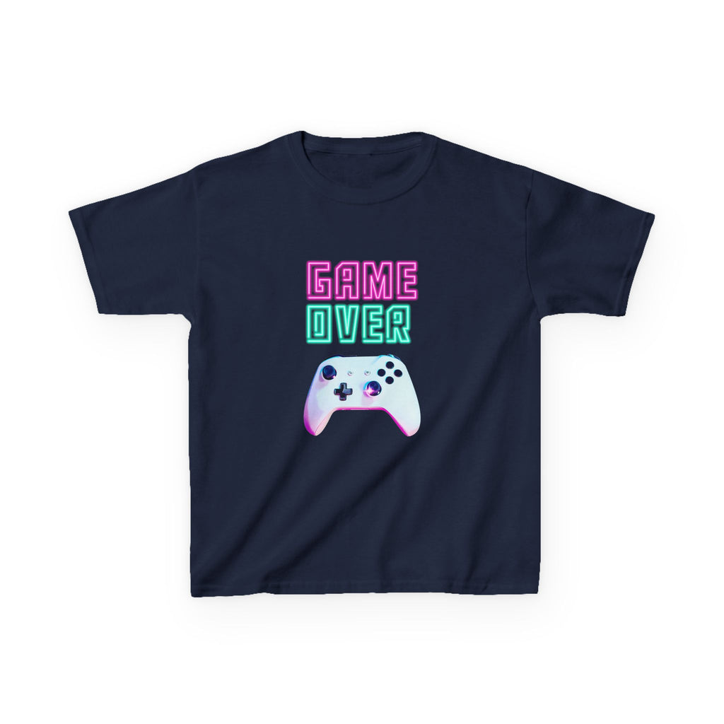 Game Over Kids T-Shirt Pastel Gamer Controller Tee