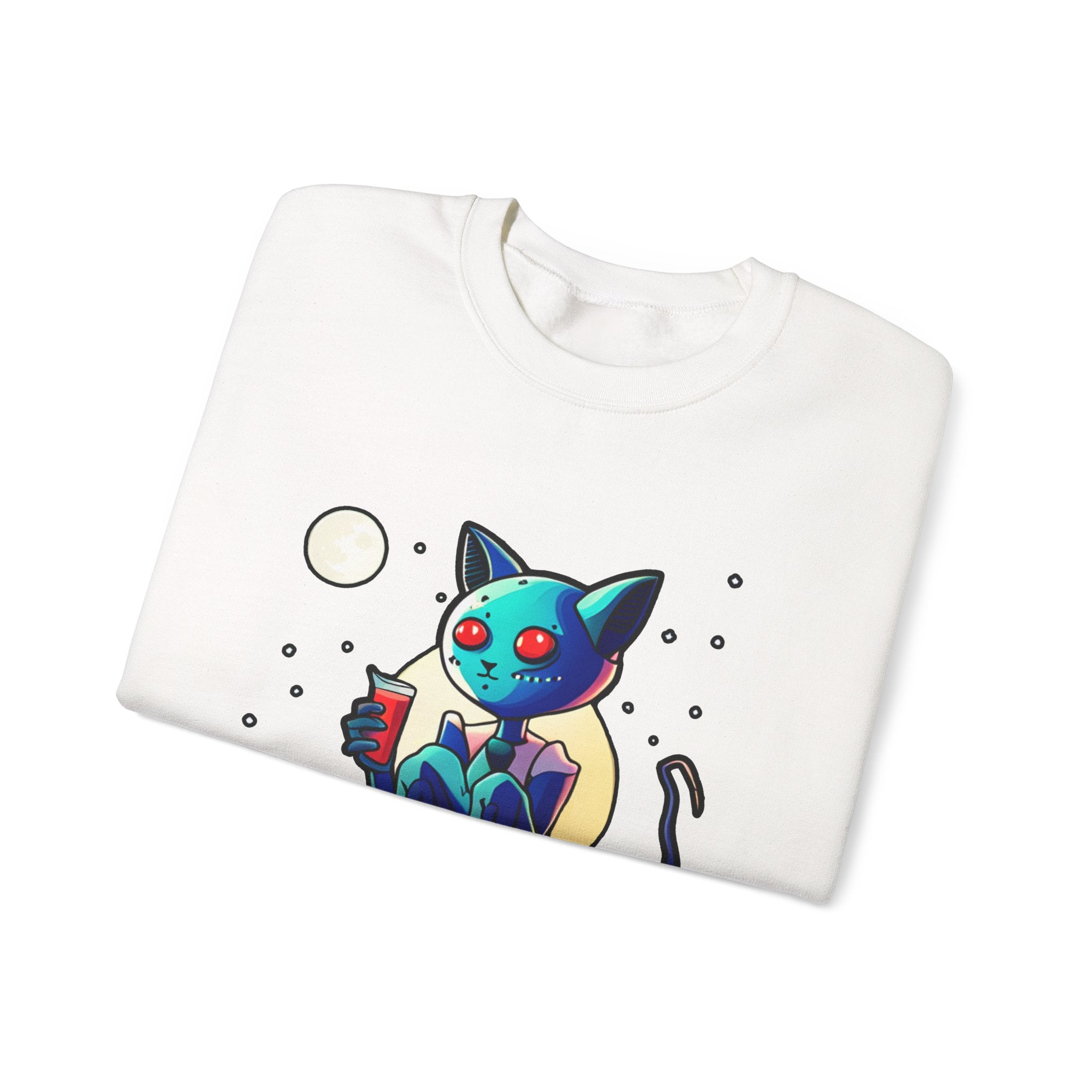 Alien Cat Crewneck Sweatshirt