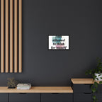 Personalize it! Framed Matte Canvas —  "I am Allowed to Think for Myself" Affirmation Wall Art