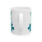 Blue Neurodiversity Awareness Ceramic Mug – 'All of My Systems Are Nervous'  (11oz, 15oz)