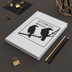 Attempted Murder Raven Hardcover Journal — Goth Bird Notebook