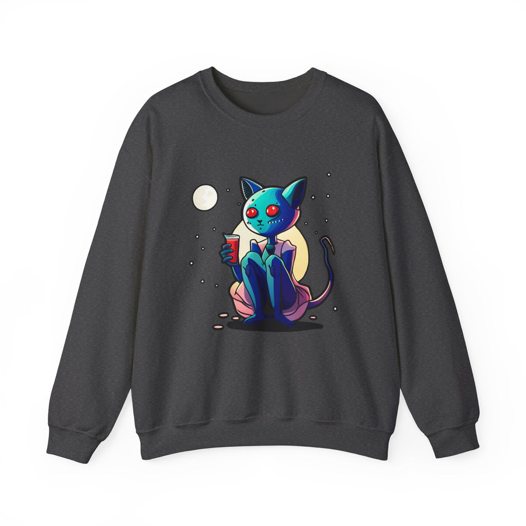 Alien Cat Crewneck Sweatshirt