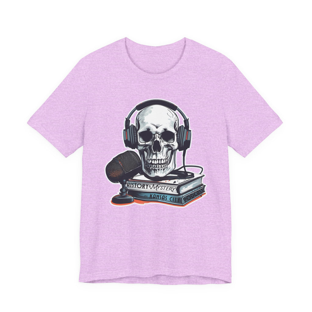 Unisex History & Mystery in Kansas City Podcast Jersey Short Sleeve Tee