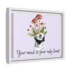 Personalize it! "Your Mind is Your Only Limit" Framed Canvas Wall Art